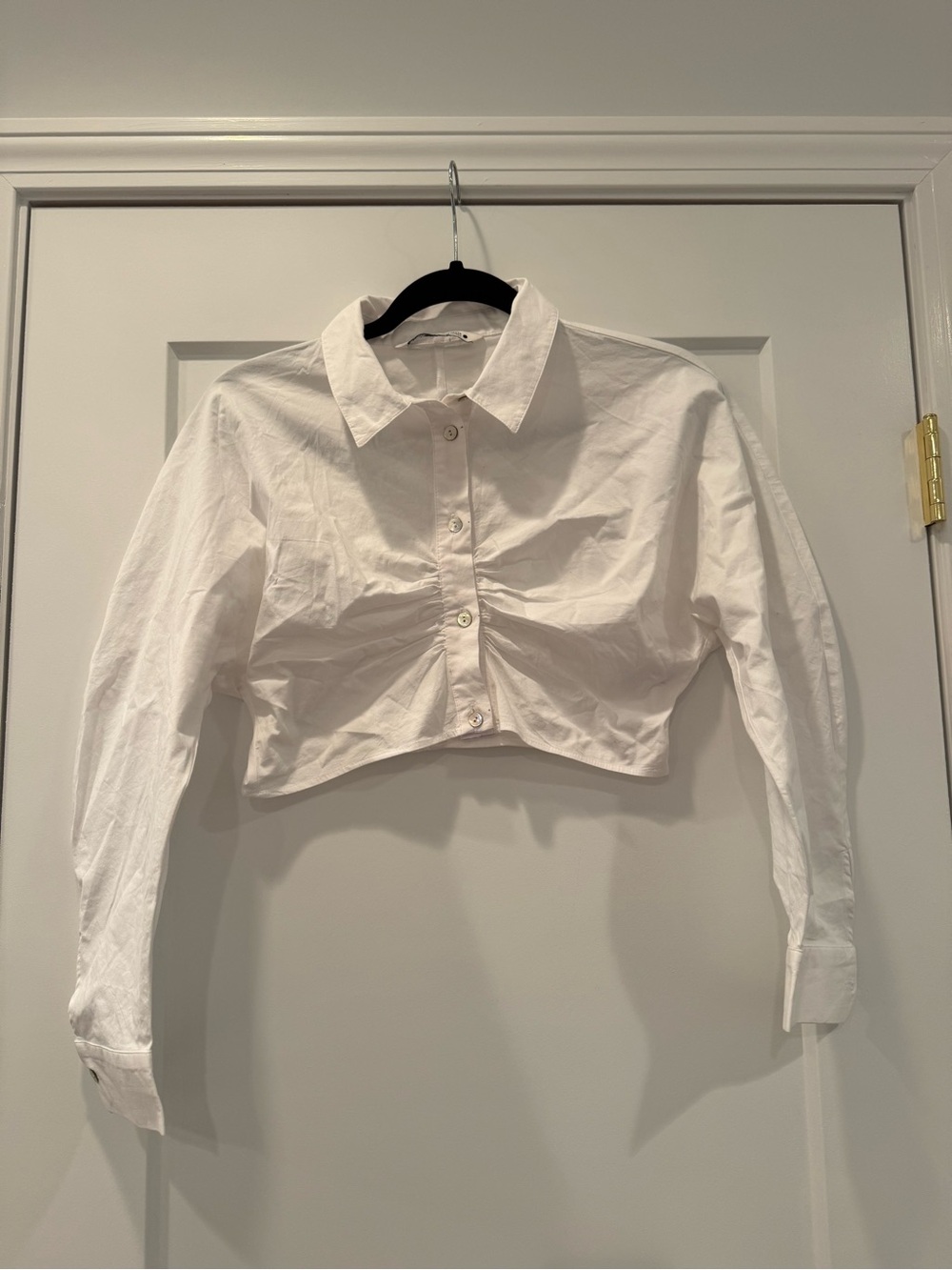 💟ZARA CROPPED BUTTON-UP💟
